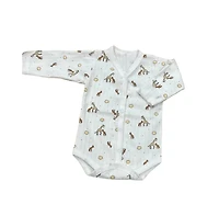 Baby Giraffe Print Snap Bodysuit – 100% Cotton 🦒
