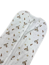 Baby Giraffe Print Swaddle Sack – 100% Cotton 🦒
