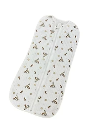 Baby Giraffe Print Swaddle Sack – 100% Cotton 🦒