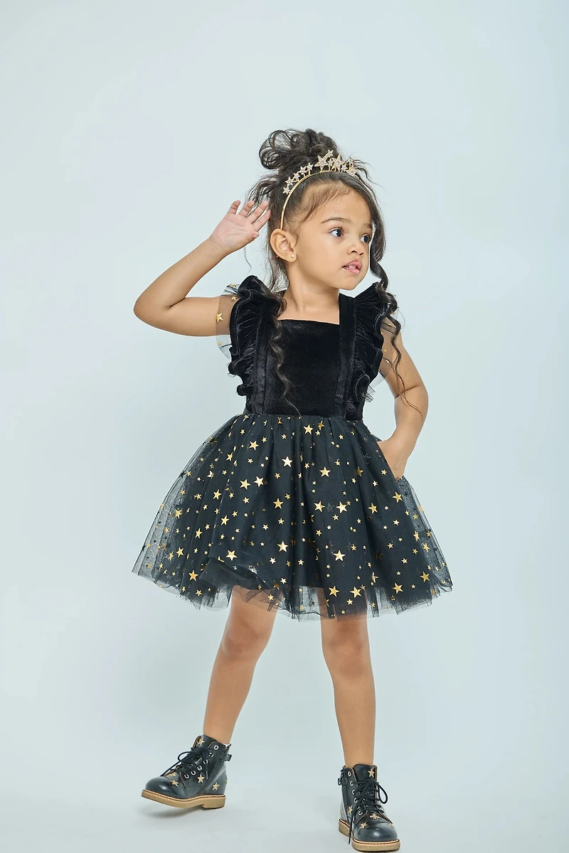 Gold Star Dress