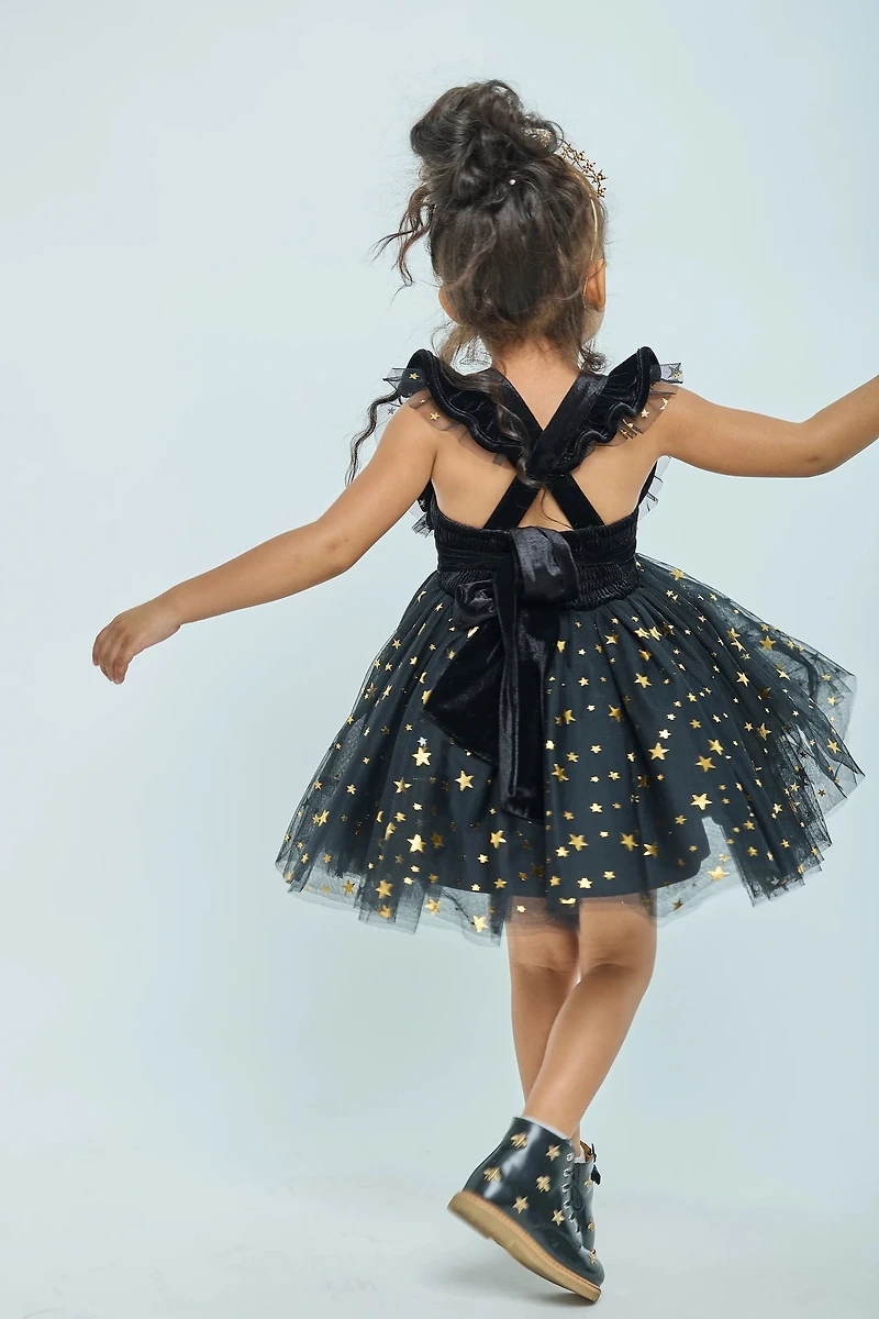 Gold Star Dress