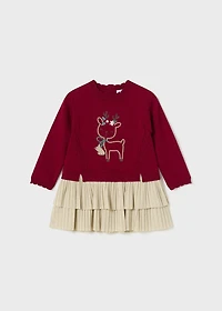 Baby Combined Knit Dress