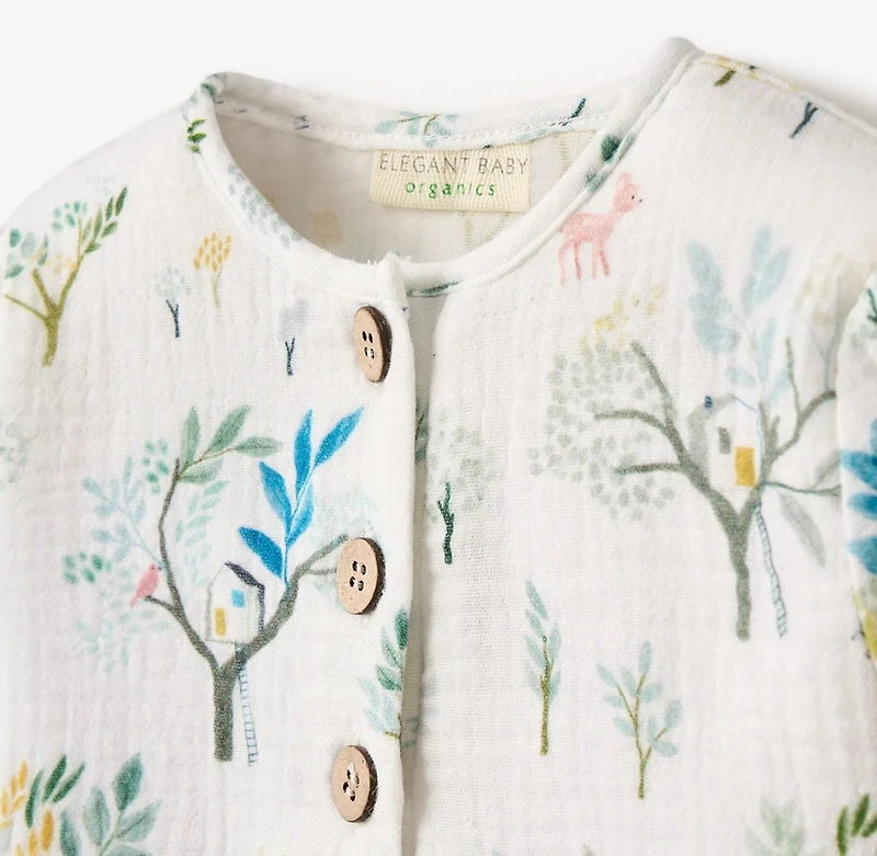 ORGANIC MUSLIN HENLEY TOP & PANT SET
