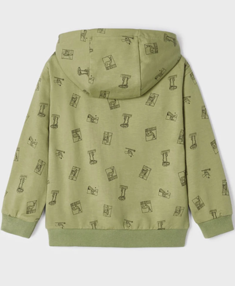 Olive Safari Print Jacket