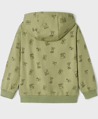 Olive Safari Print Jacket
