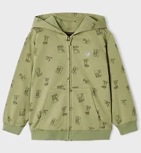 Olive Safari Print Jacket