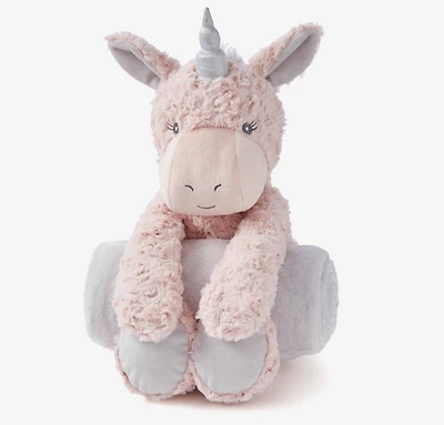 Swirl Unicorn Bedtime Huggie Plush Toy