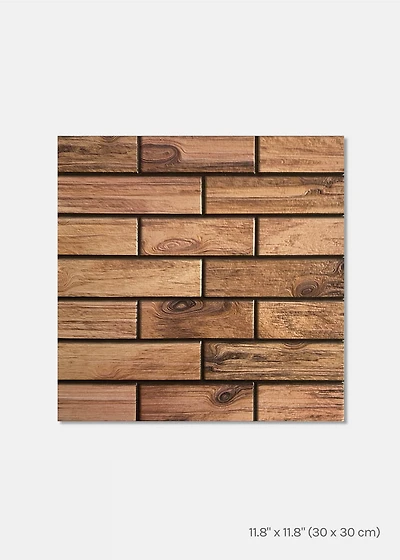 Official Key Item Wall Tiles- Wood Bricks