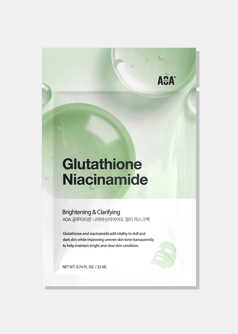 AOA Skin Glutathione + Niacinamide Sheet Mask