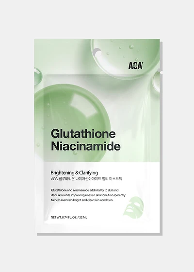 AOA Skin Glutathione + Niacinamide Sheet Mask