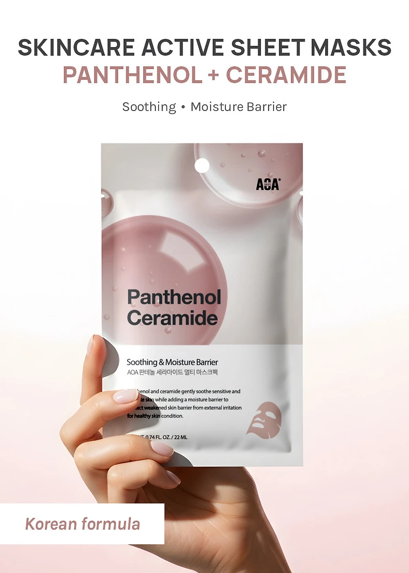 AOA Skin Panthenol + Ceramide Sheet Mask