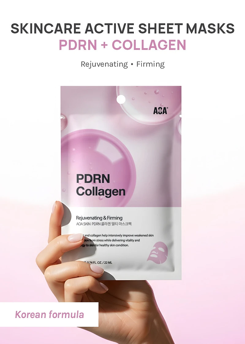 AOA Skin PDRN + Collagen Sheet Mask