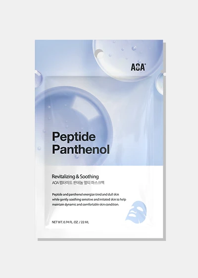 AOA Skin Peptide + Panthenol Sheet Mask