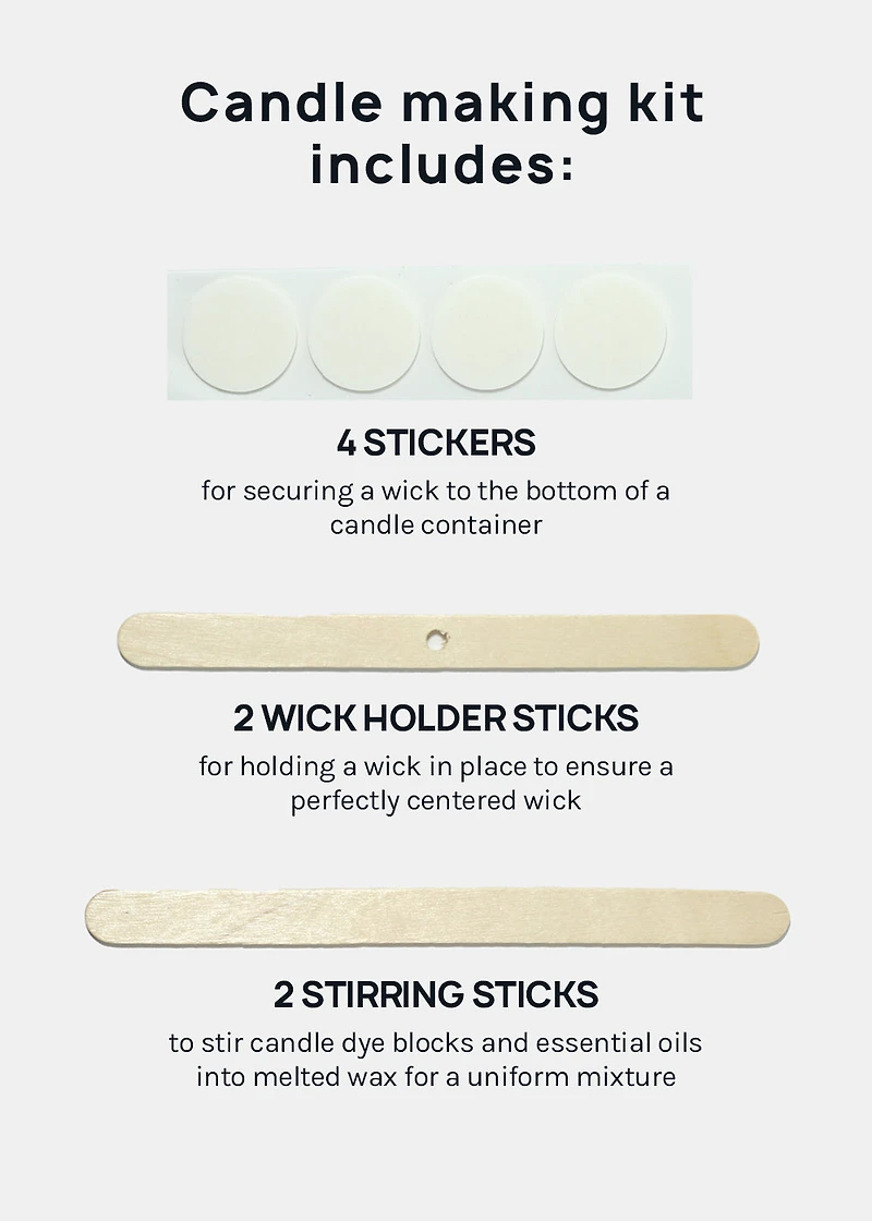 Candle DIY: Wick Holder, Stirring Sticks