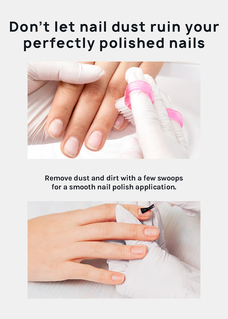 AOA Manicure Nail Cleaning Brush