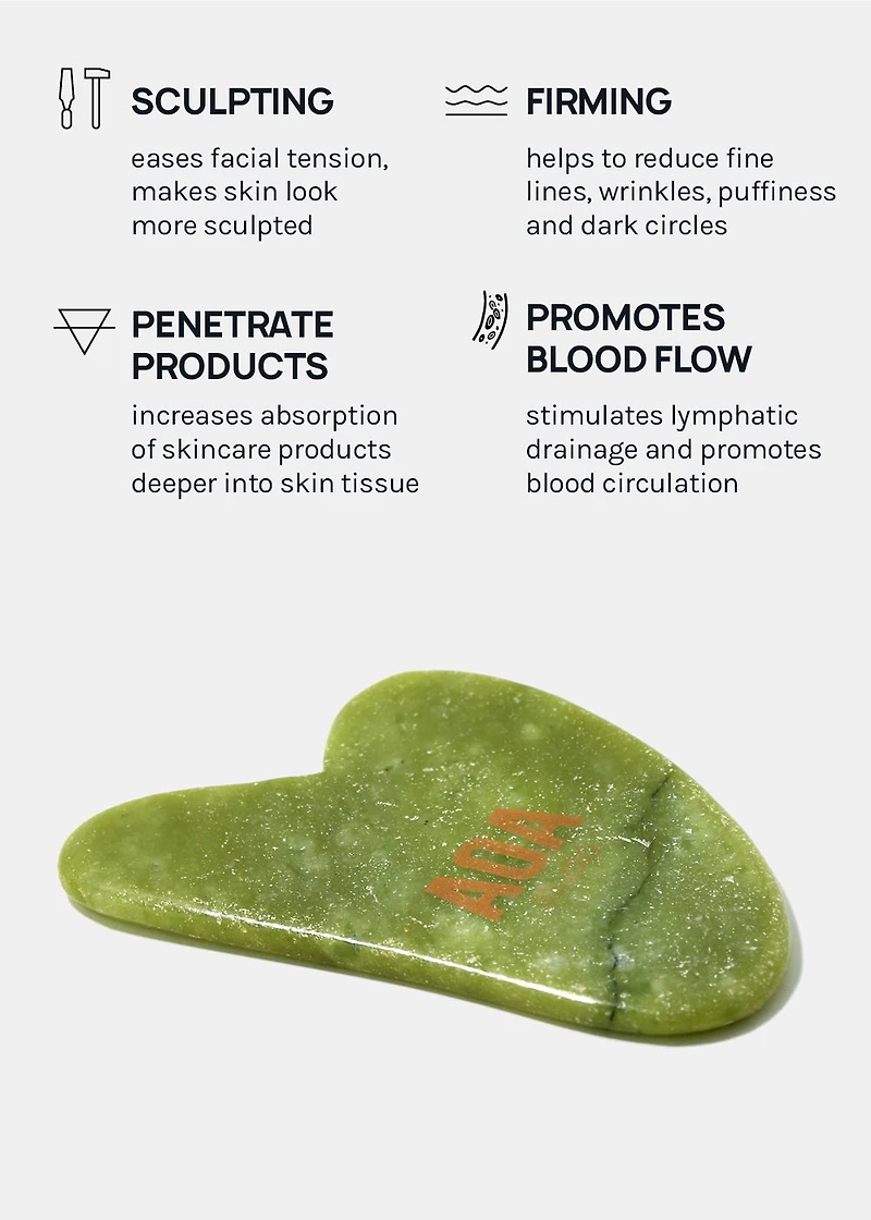 A+ Jade Stone Gua Sha Tool