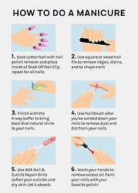 AOA Manicure Nail Cleaning Brush