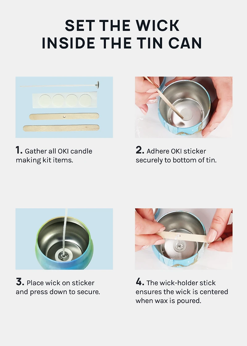 Candle DIY: Wick Holder, Stirring Sticks