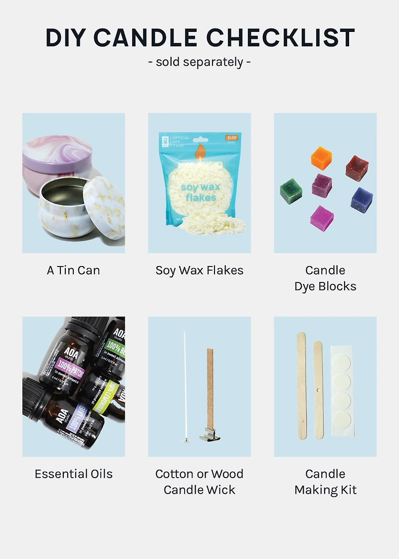 Candle DIY: Wick Holder, Stirring Sticks