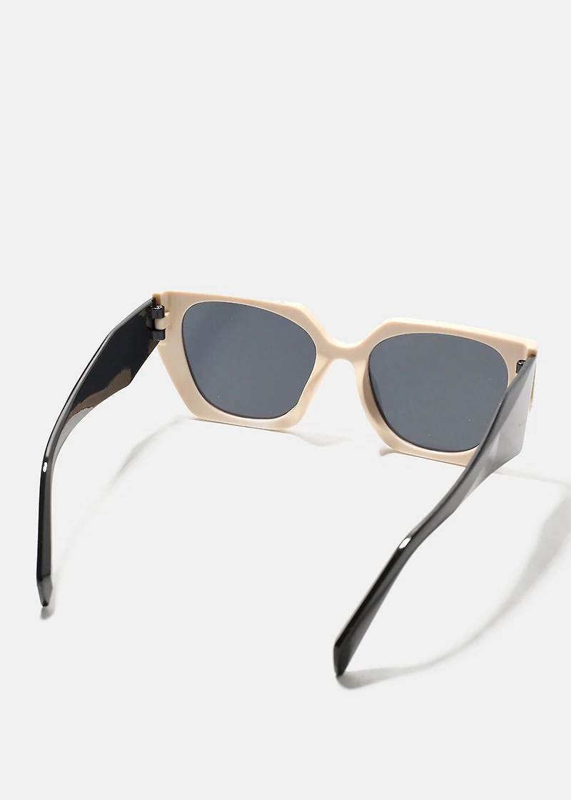 A+ Oversized Square Retro Shades