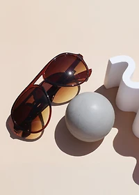 Stylish Double-Bridge Aviators