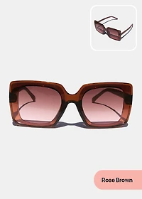 Oversized Chic Square Frames