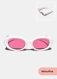 Fun Retro Oval Sunglasses
