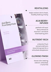 AOA Skin Acai Berry Pure Deep Sheet Mask