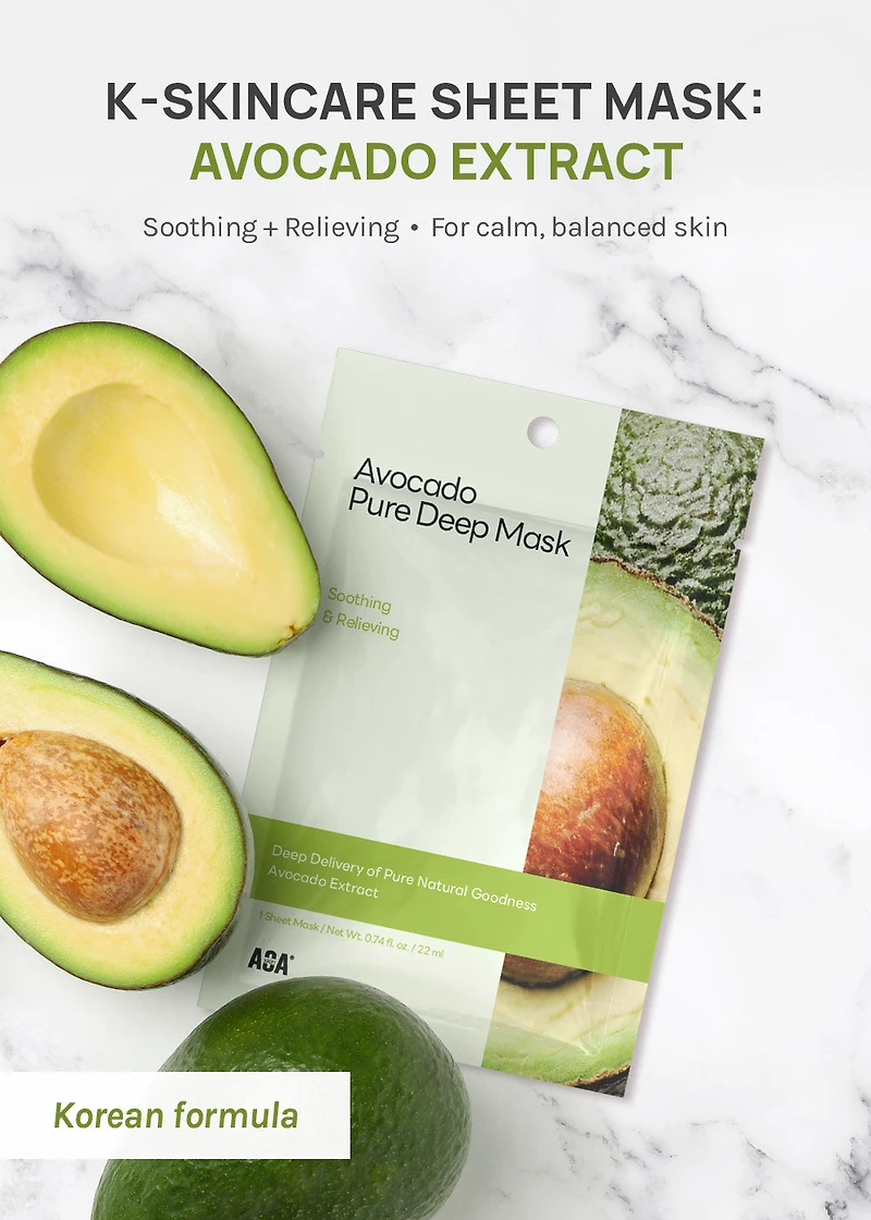 AOA Skin Avocado Pure Deep Sheet Mask