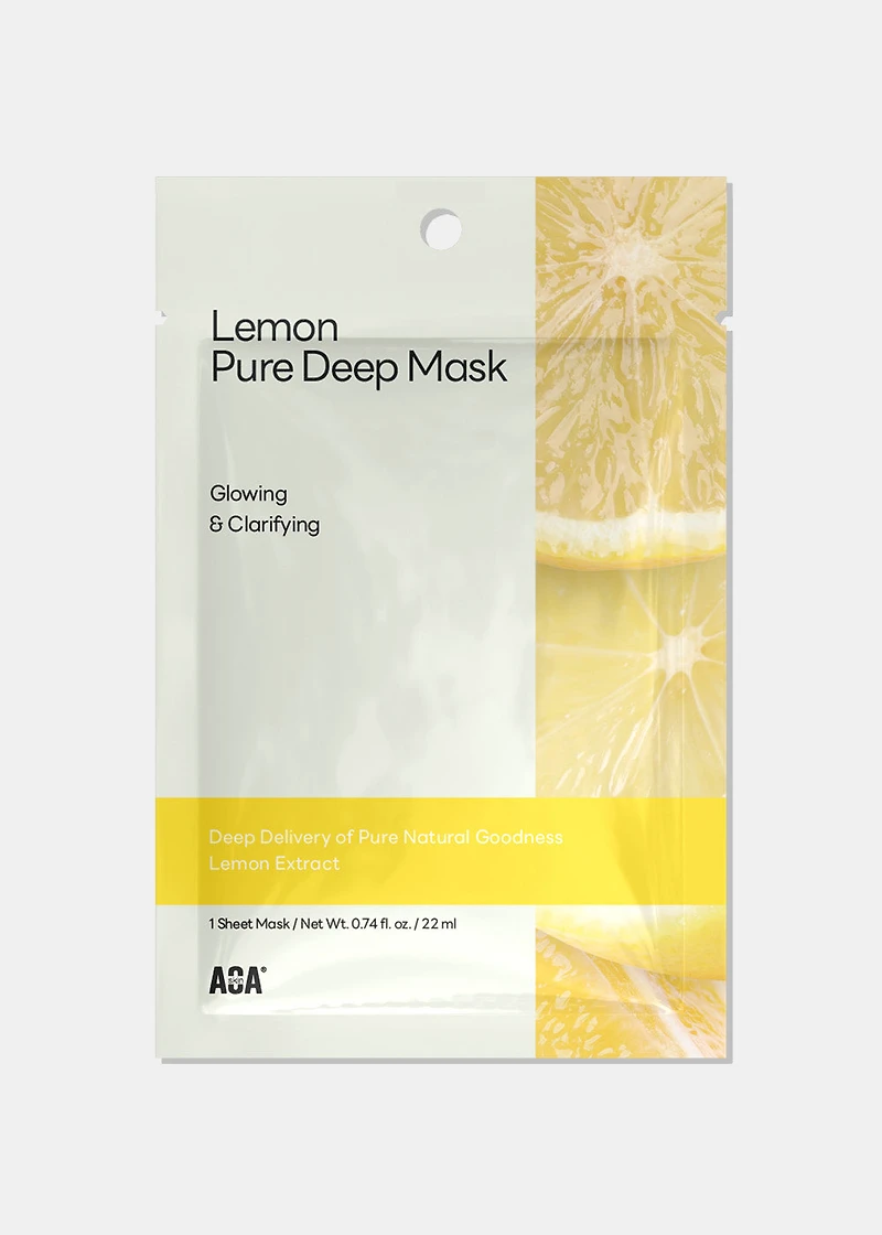 AOA Skin Lemon Pure Deep Sheet Mask