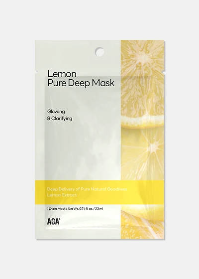 AOA Skin Lemon Pure Deep Sheet Mask