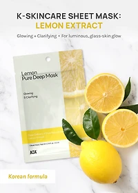 AOA Skin Lemon Pure Deep Sheet Mask