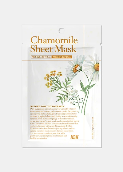 AOA Skin Nature's Gift Chamomile Sheet Mask