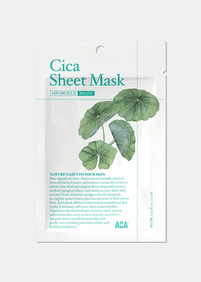 AOA Skin Nature's Gift Cica Sheet Mask