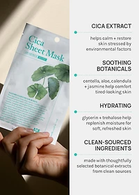 AOA Skin Nature's Gift Cica Sheet Mask