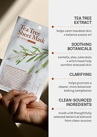 AOA Skin Nature's Gift Tea Tree Sheet Mask