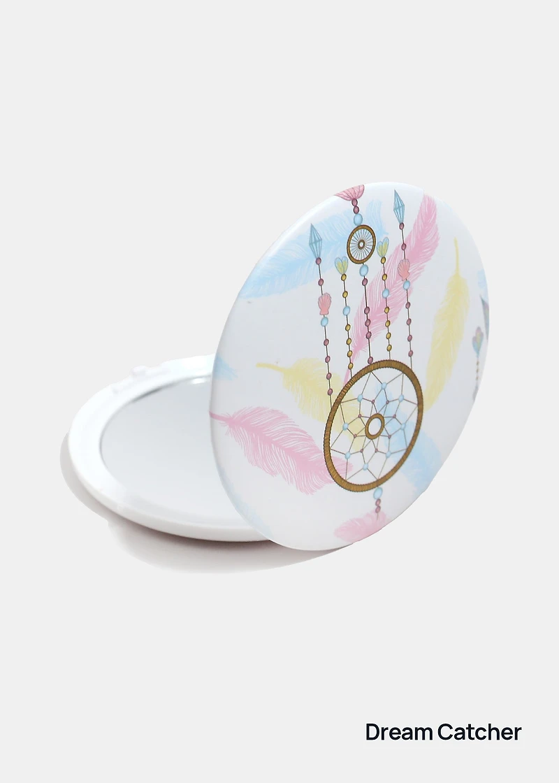 AOA Double-Sided Compact Mirror – Round