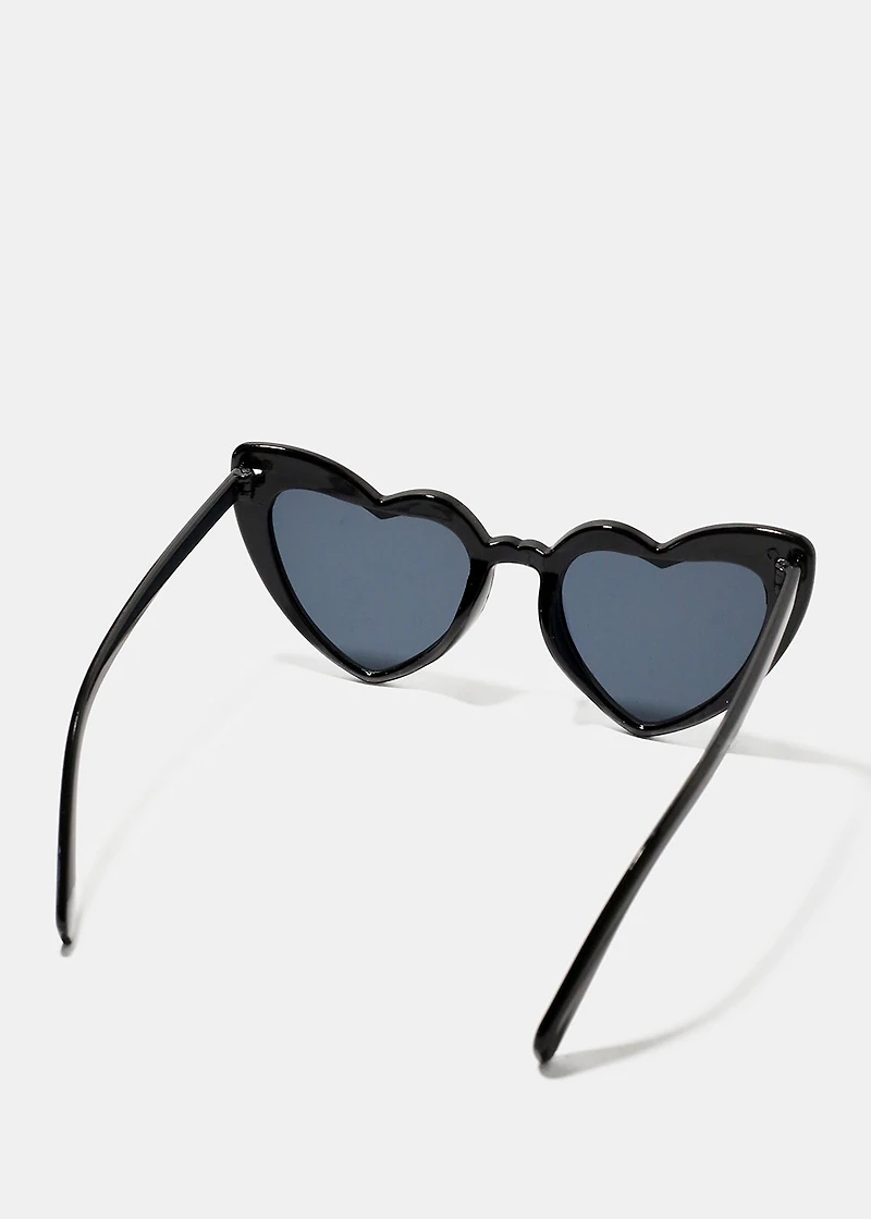 A+ Heart Shape Cat Eye Sunglasses