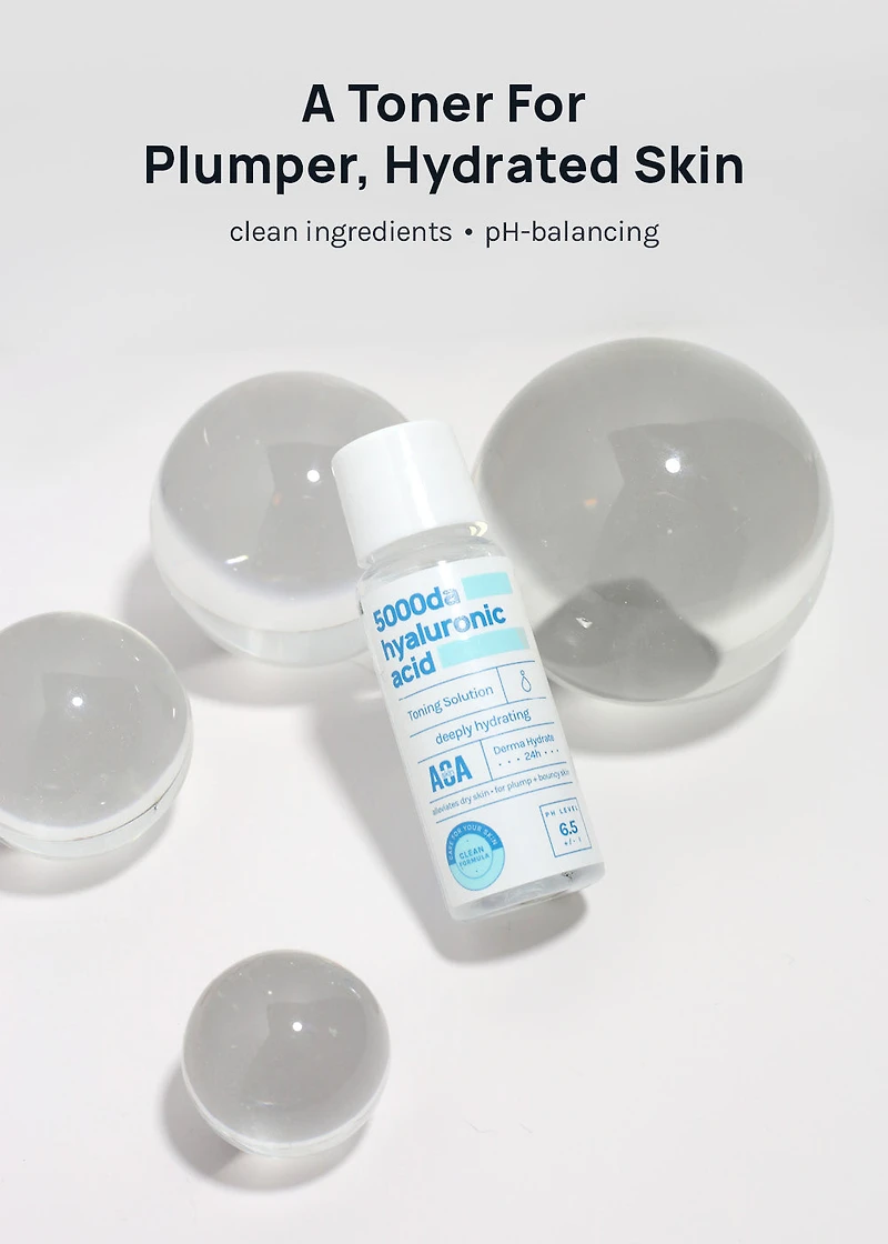 AOA Skin 5000da Hyaluronic Acid Toner 20ml