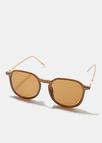 A+ Brown Vintage Circular Shades