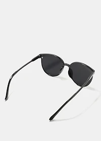 A+ Oversized Circular Reflective Shades