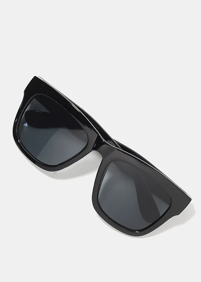 A+ Thick Framed Polarized Sunglasses