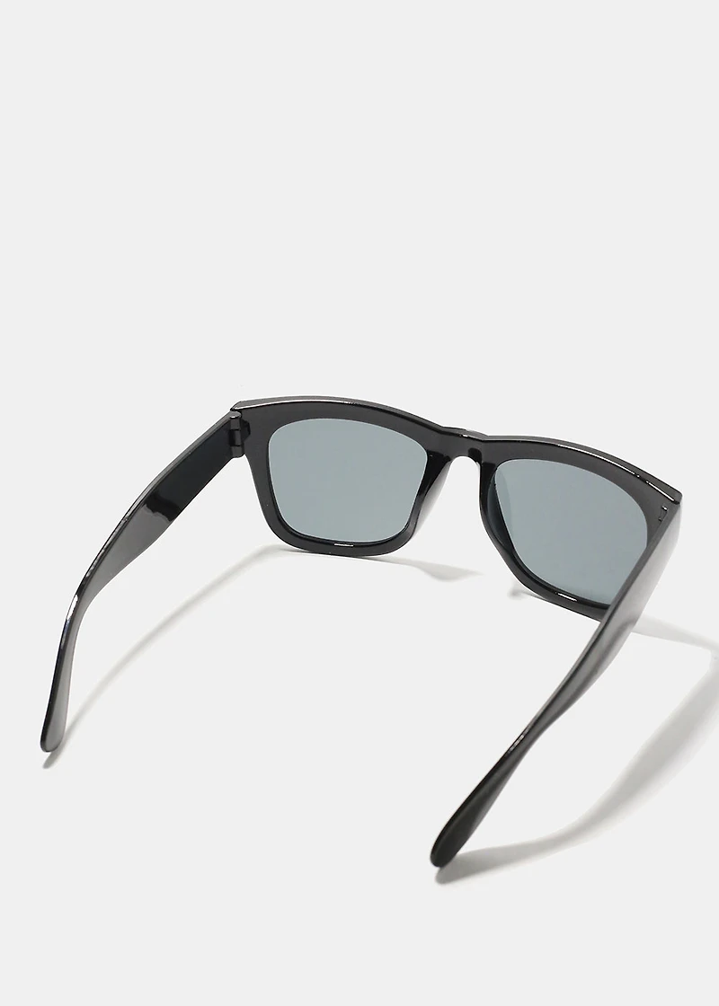 A+ Thick Framed Polarized Sunglasses