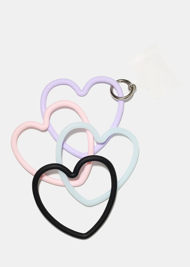 Heart Wristlet Phone Holder