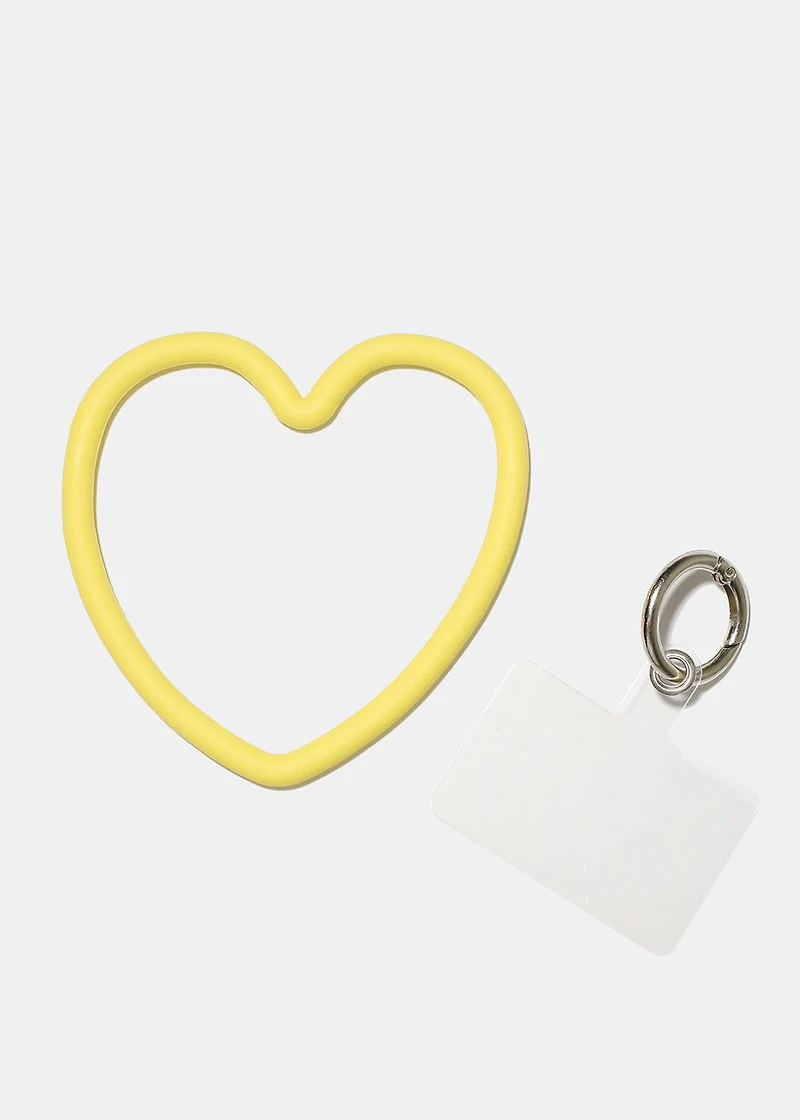 Heart Wristlet Phone Holder