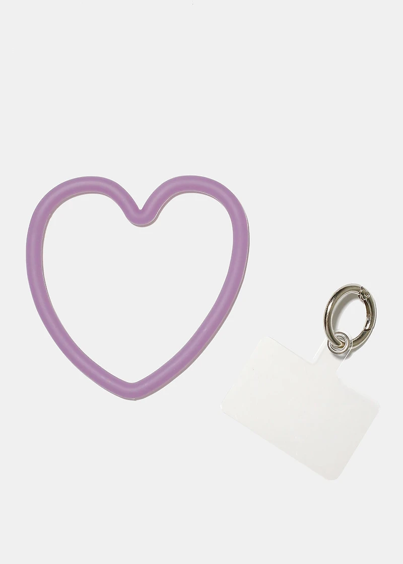 Heart Wristlet Phone Holder