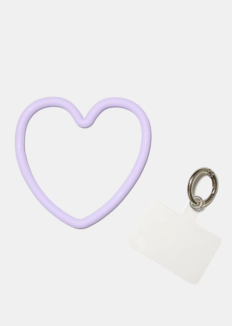 Heart Wristlet Phone Holder