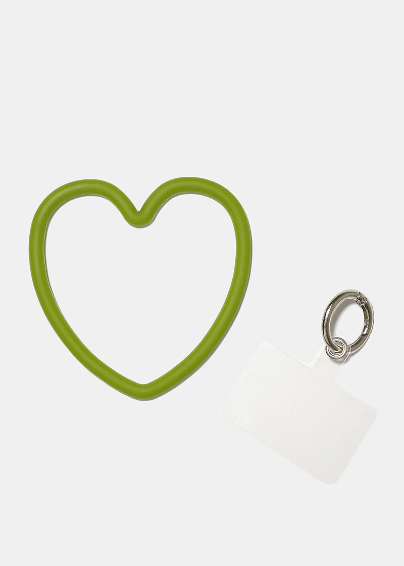 Heart Wristlet Phone Holder