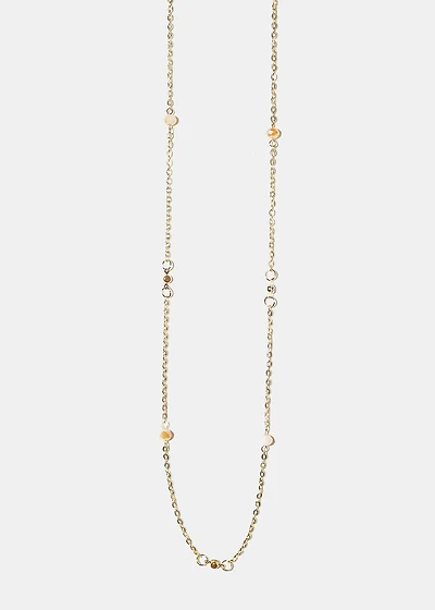 Two-Toned Bead Belly Chain