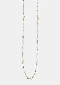 Two-Toned Bead Belly Chain